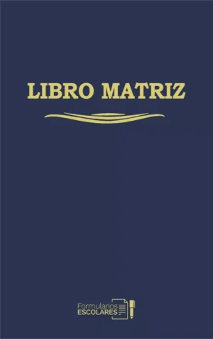 Libro Matriz de 6 Años para 251 Alumnos