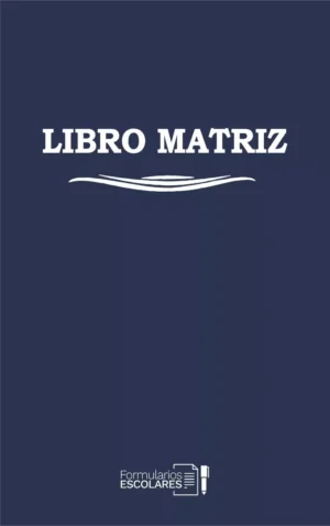 Libro Matriz de 2 Años para 200 Alumnos