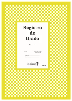 Registro De Grado (40 Alumnos)