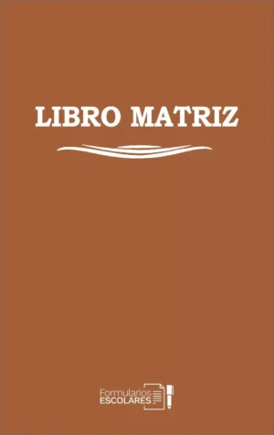 Libro Matriz de 3 Años para 200 Alumnos