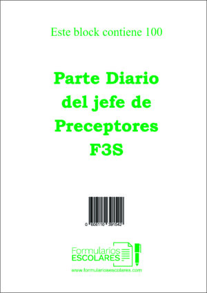 Parte Diario del Jefe de Preceptores