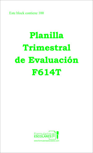 Planilla Trimestral de Evaluación