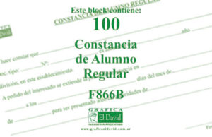 Constancia de Alumno Regular