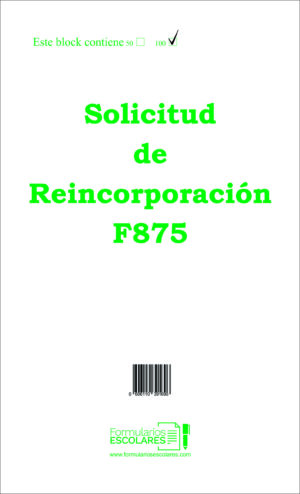 Solicitud de Reincorporación