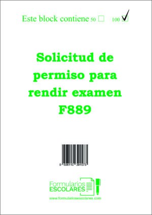 Solicitud de Permiso para Rendir Examen